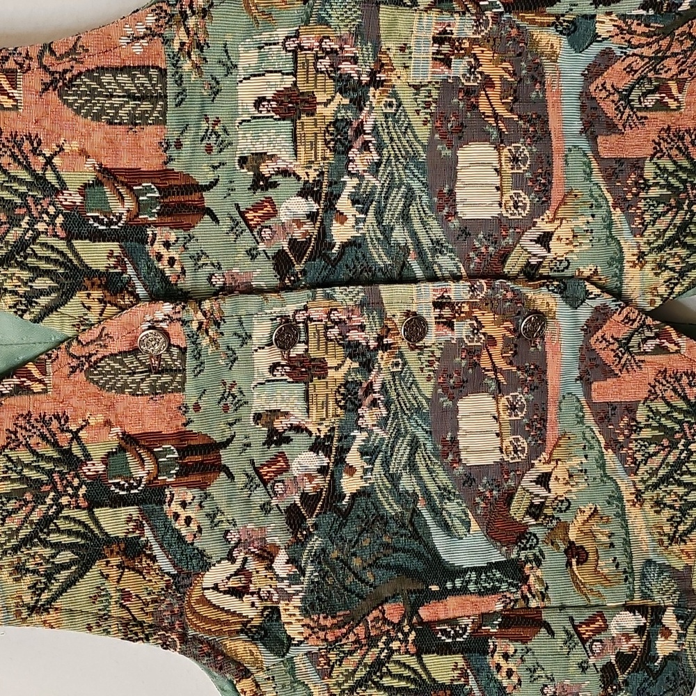 Colorful Tapestry Vest - Picture 2 of 9
